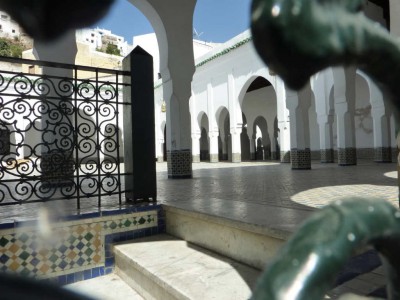 la cour intérieur mosquee idriss