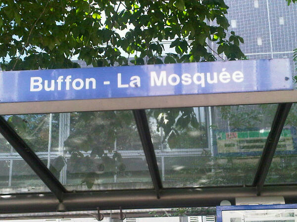 arret de bus bouffon - La mosquée