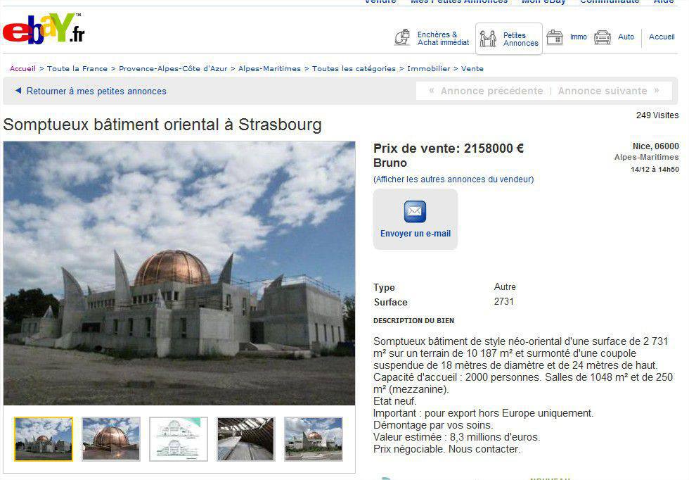 Somptueux batiment oriental Strasbourg Somptueux batiment oriental Strasbourg