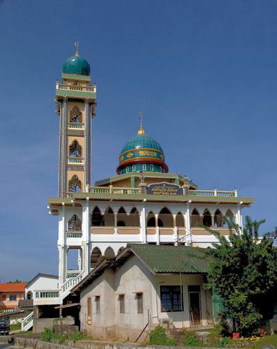 Une mosquée à Patong en Thaïlande