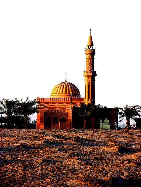 mosquée inconnu dans le dessert