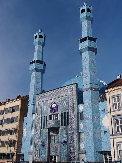Grande Mosquée bleue Oslo en Norvége