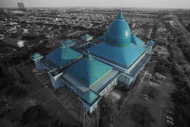 mosquée Al-Akbar à Surabaya, Indonésie