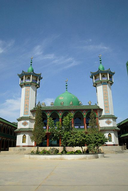 Mosquée architecture chinoise à Yinchuan