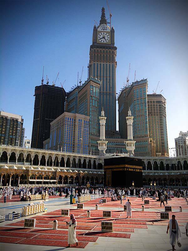 Mecca Clock Tower face à la Mecque