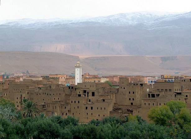 Mosquée dans les gorges du dades Maroc