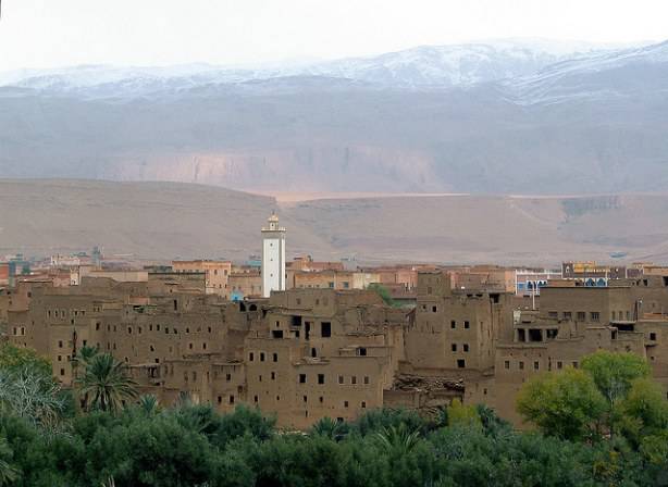 Mosquée dans les gorges du dades Maroc