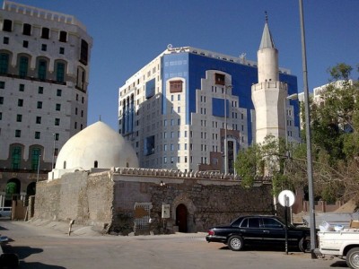 Un mosquée à Médine en Arabie Saoudite
