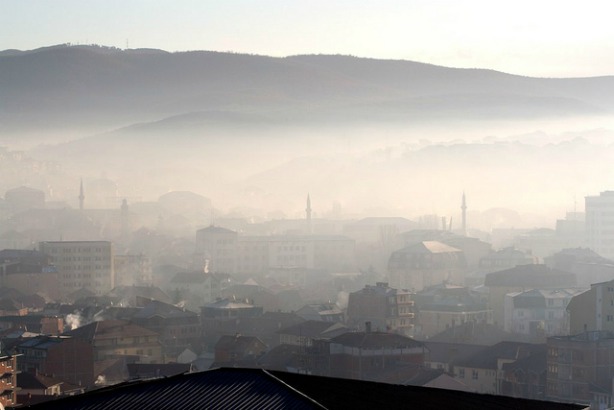La ville de Pristina au Kosovo