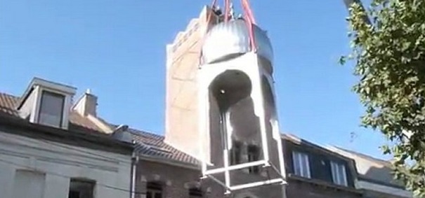 Minaret de la mosquée Al Qods à Denain