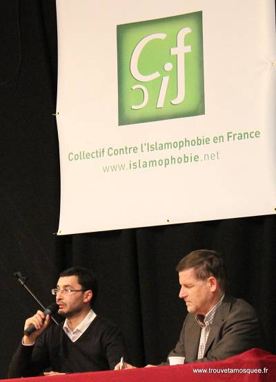 Collon et Debbah lors de la conférence