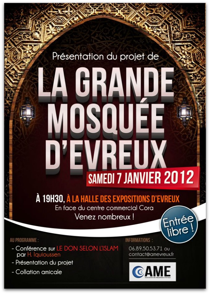 La grande mosquée d'Evreux