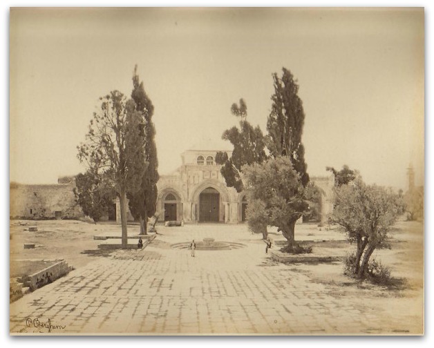 L'esplanade des mosquées en 1860