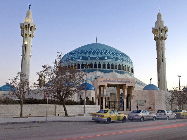 La grande mosquée  de Amman en Jordanie