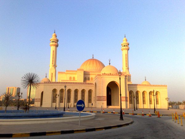 La grande mosquée El Fateh au Bahrein