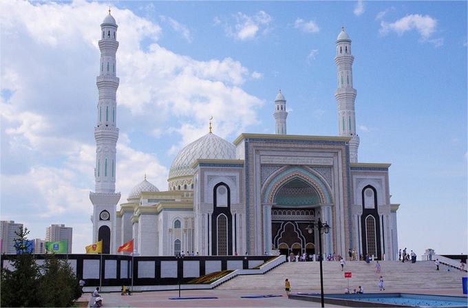 la grande mosquée de Astana Kazakhstan