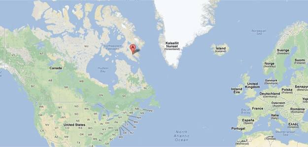 Iqaluit - Google Maps - Google Chrome