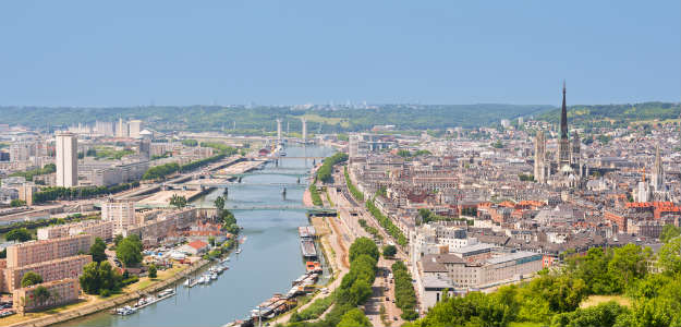 La ville de Rouen