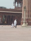 Jama Masjid papa et son fils