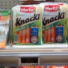 Knacki d'Herta halal avec du porc