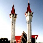 Mosquée du Bashkortostan avec deux minarets