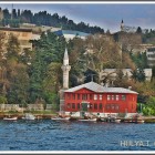 Mosquée à Istanbul au board de l'eau