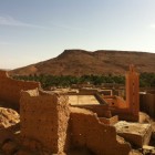 Mosquée située dans la vallée de Ziz au Maroc