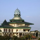 La mosquée Raya Kediri sur l'ile Java en indonésie