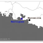 La carte Martigues Marseille