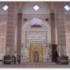 Un imposant Mihrab dans une mosquée en Malaisie