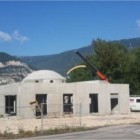 Mosquée de Saint Matin Le vinoux en cours de construction