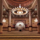 L'intérieur d'une mosquée à Dubai