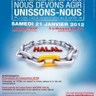 Affiche de la conférence de Nature Halal