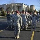 Des soldats américains à la mosquée Ohio