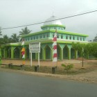 Une mosquée à Sorong en Indonésie